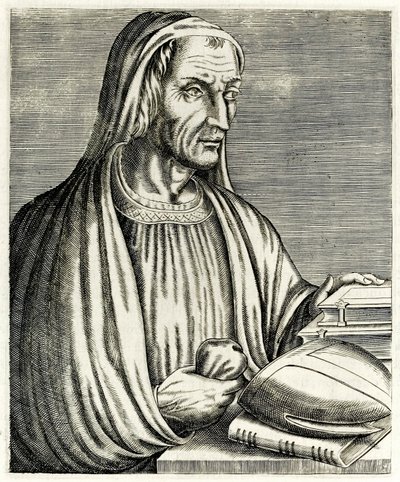 Gregorio de Tours de True Portraits por André Thévet publicado en 1594 de Andre Thevet