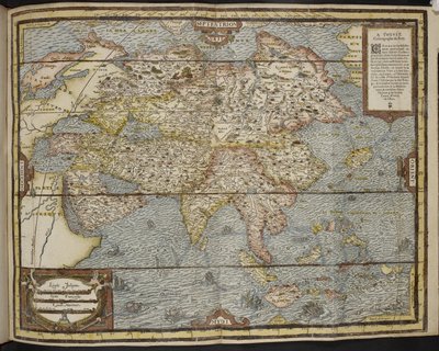 Mapa de Asia, La Cosmografía Universal de André Thevet de Andre Thevet