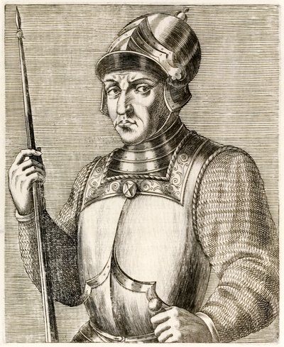 Guillermo el Conquistador, primer rey normando de Inglaterra, de True Portraits por André Thévet publicado en 1584 de Andre Thevet