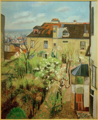 El jardín de la casa de Utrillo de Andre Utter