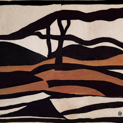 Paisaje desértico abstracto de André Viana