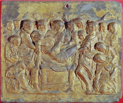 El Descendimiento de la Cruz (bronce) de Andrea Riccio