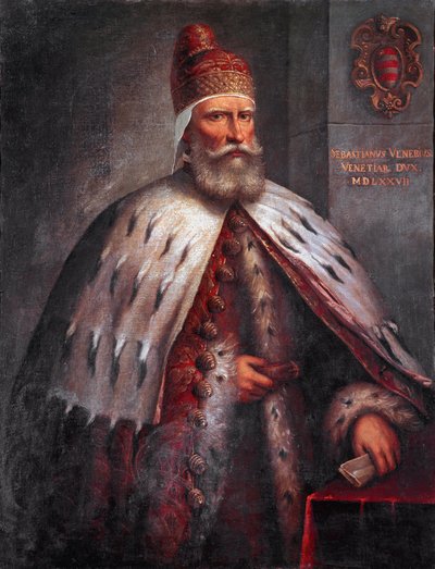 Retrato del Dogo Sebastiano Venier de Andrea Vicentino