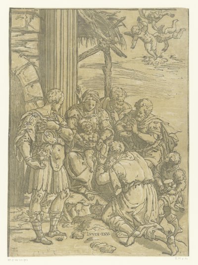 Adoración de los Reyes de Andrea Andreani