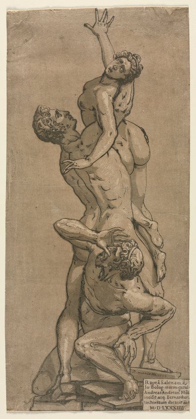 El Rapto de una Sabina de Andrea Andreani