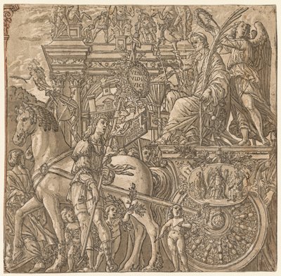 El Triunfo de Julio César: César Triunfante, 1593-99 de Andrea Andreani