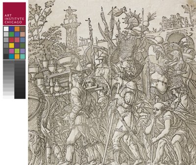 Triunfo de César, 1599 de Andrea Andreani