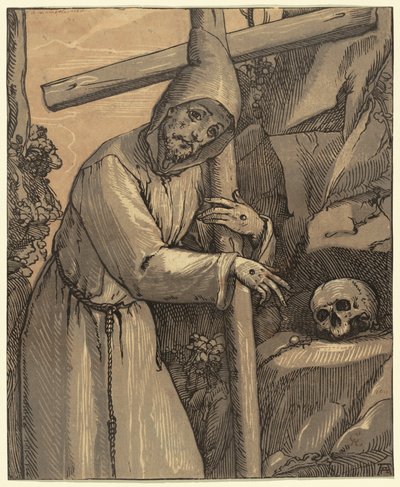 San Francisco de Asís de Andrea Andreani, after Alessandro Casolani