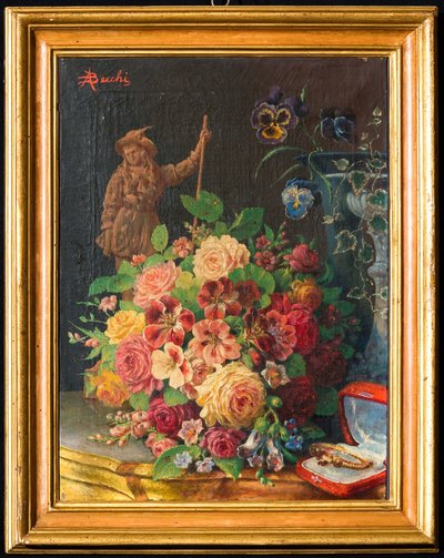 Un regalo (óleo sobre lienzo) de Andrea Becchi