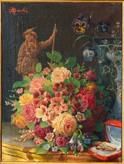 Un regalo (óleo sobre lienzo) de Andrea Becchi