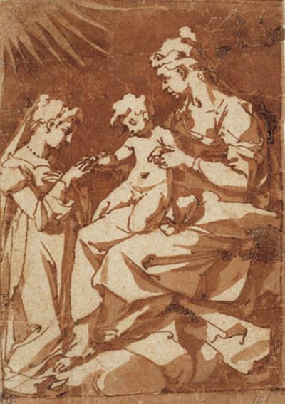 El matrimonio de Santa Catalina de Alejandría de Andrea Boscoli