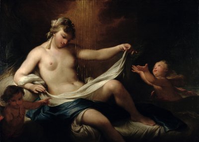 Danae y la lluvia dorada, c.1750 de Andrea Casali