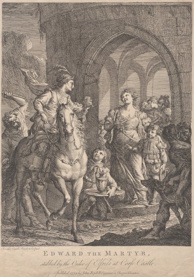 Eduardo el Mártir, 1773 de Andrea Casali