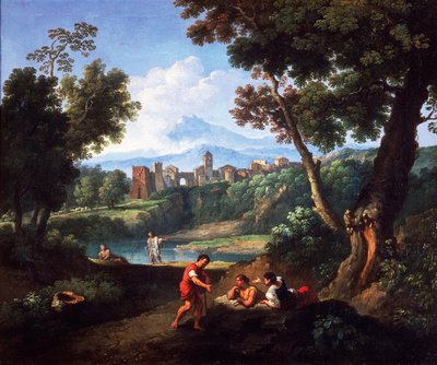 Paisaje, por Andrea Locatelli de Andrea Locatelli