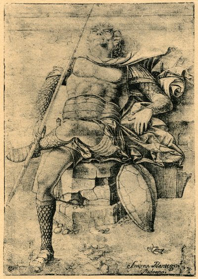 Un soldado durmiendo, 1913 de Andrea Mantegna