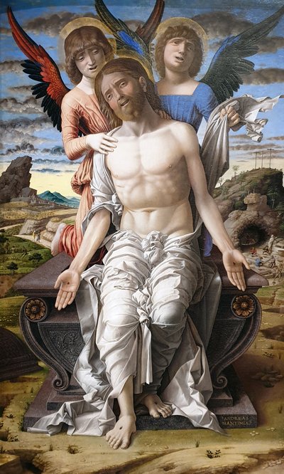 Cristo, varón de dolores de Andrea Mantegna
