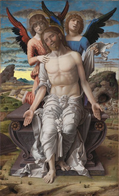 Cristo como Redentor sufriente de Andrea Mantegna