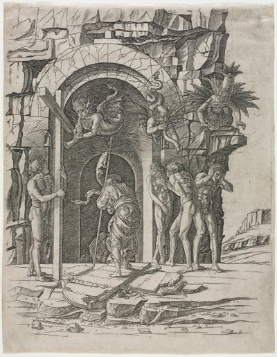Descenso al Limbo, finales de los años 1460 de Andrea Mantegna