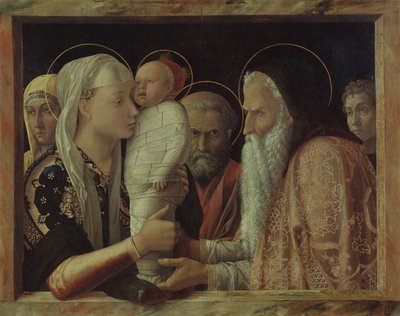La Presentación de Cristo en el Templo de Andrea Mantegna
