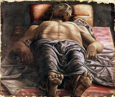 Lamentación por Cristo muerto de Andrea Mantegna