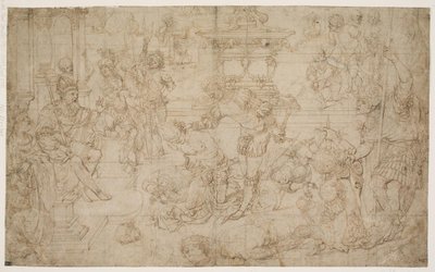 El martirio de los diez mil cristianos de Andrea Mantegna