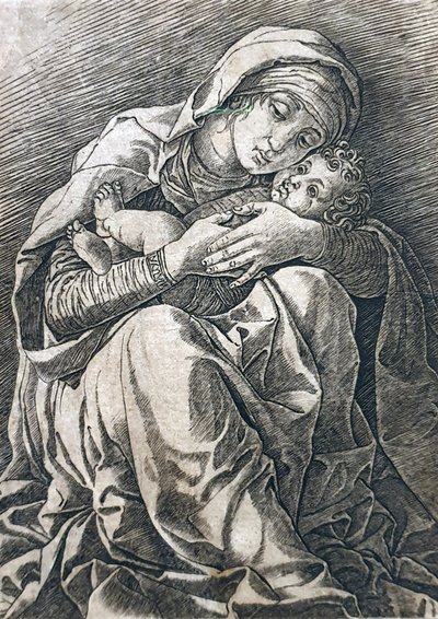 La Virgen y el Niño de Andrea Mantegna