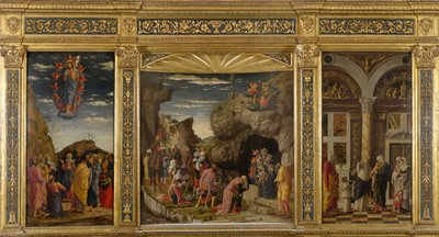 Trittico degli Uffizi, ca. 1463-1464 de Andrea Mantegna