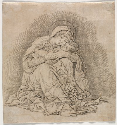 Virgen y Niño de Andrea Mantegna