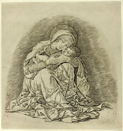 Virgen con el Niño de Andrea Mantegna