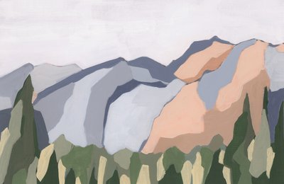 El Apus I, 2023 (acrílico sobre papel) de Andrea Mejia