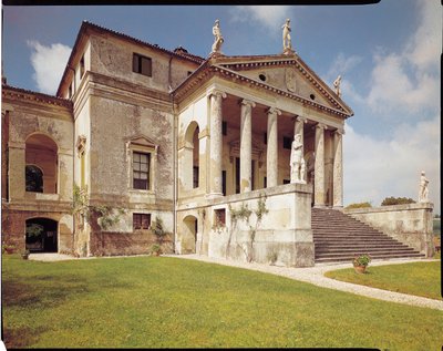 Vista de la fachada, c.1566-67 de Andrea Palladio