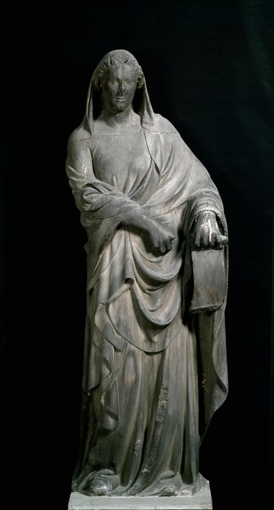Sibila de Tibur, del campanario. Escultura de mármol de Andrea Pisano