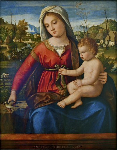 Virgen y Niño de Andrea Previtali
