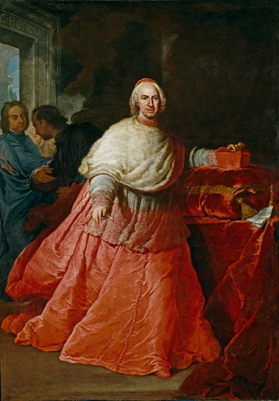 Retrato del Cardenal Carlos de Borja y Centellas 1663-1733, después de 1721 de Andrea Procaccini