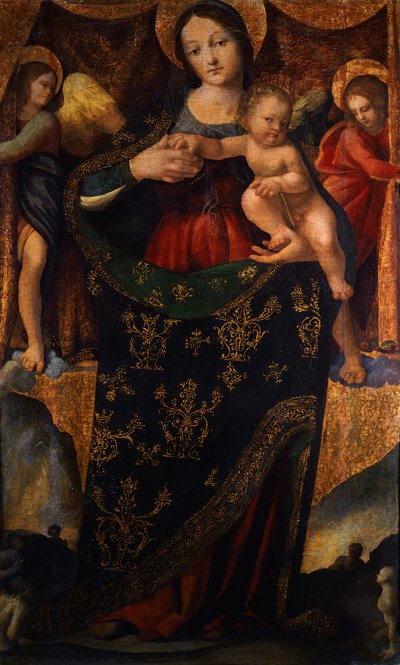 Nuestra Señora de Gracia (detalle) de Andrea Sabatini