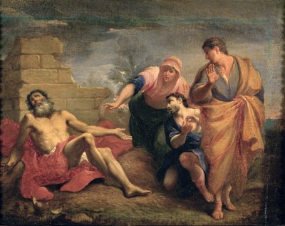 Job con su esposa y amigos de Andrea Sacchi