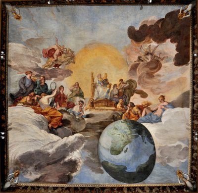 El triunfo de la sabiduría divina de Andrea Sacchi