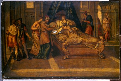 Escenas de la historia de David, 1561 de Andrea Schiavone