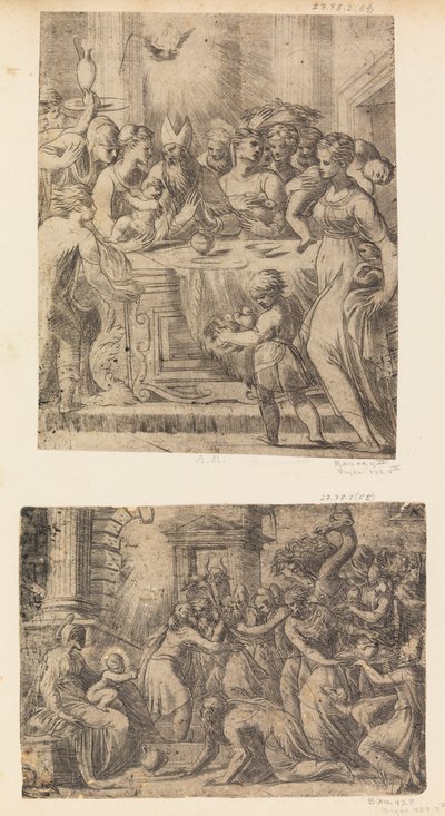 La adoración de los Magos, ca. 1542-46 de Andrea Schiavone