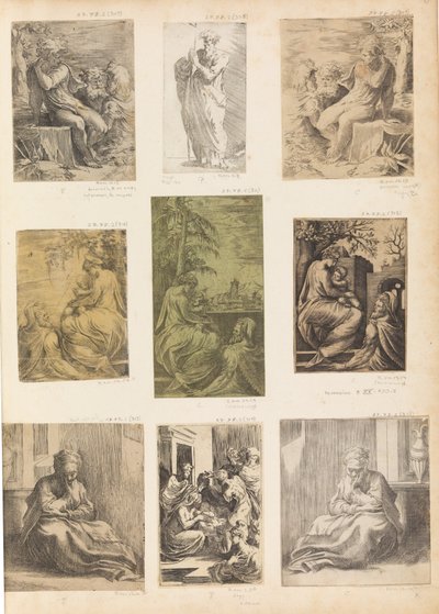 La Sagrada Familia, ca. 1538-42 de Andrea Schiavone