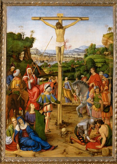 Crucifixión ... de Andrea Solario