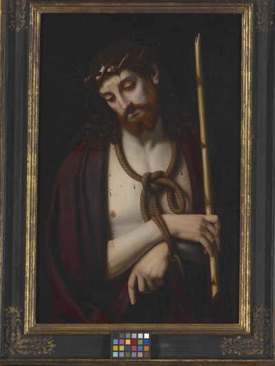 Ecce Homo (óleo sobre madera) de Andrea Solario