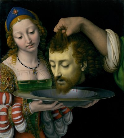 Salomé con la cabeza de San Juan Bautista, ca. 1507-9 de Andrea Solario