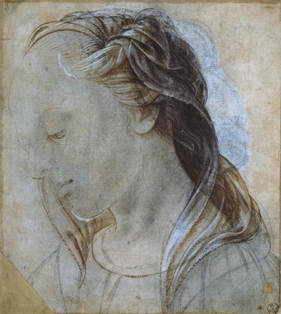 Cabeza Femenina de Andrea Verrocchio