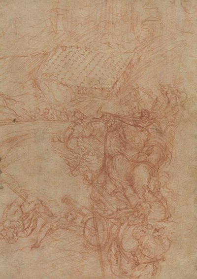 La batalla de Spoleto de Andrea Vicentino after Titian