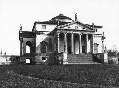 Vista de la fachada de Andrea Palladio