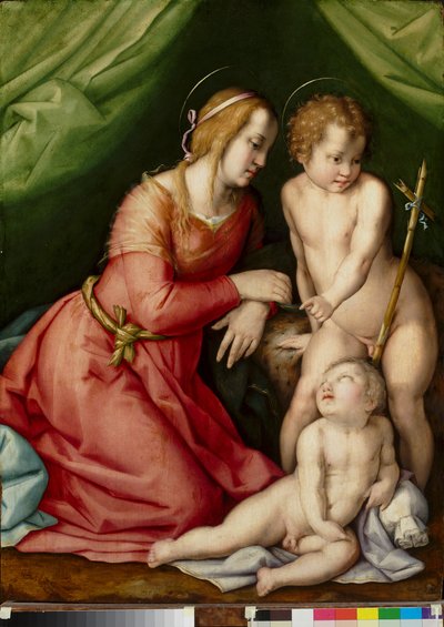 Virgen con el Niño y San Juan de Andrea del (workshop of) Sarto