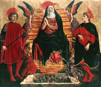Asunción de María

















































 con los Santos Minias y Julián de Andrea del Castagno