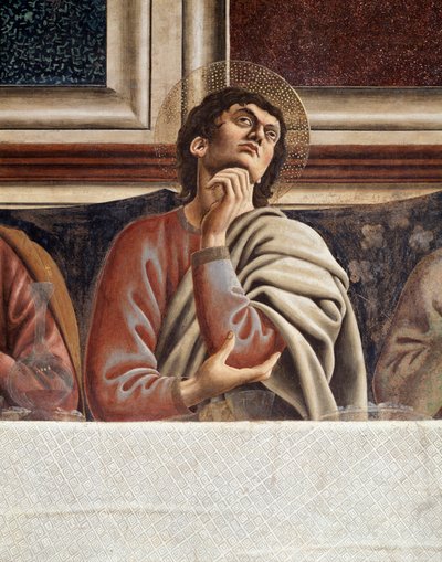 La última cena (detalle) de Andrea del Castagno
