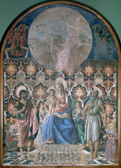 Madonna y Niño con Ángeles, c1443 de Andrea del Castagno